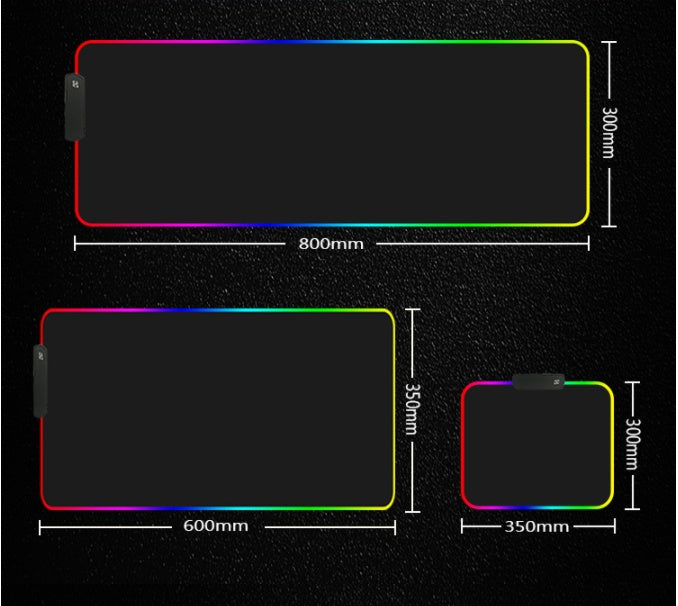 RGB Mouse Pad Luminous Mouse Pad