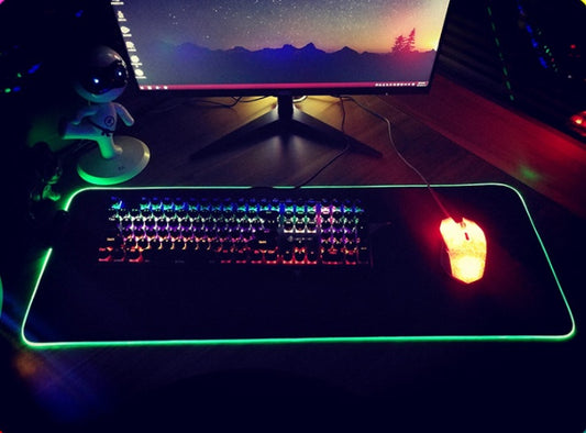 RGB Mouse Pad Luminous Mouse Pad