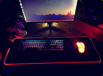 RGB Mouse Pad Luminous Mouse Pad